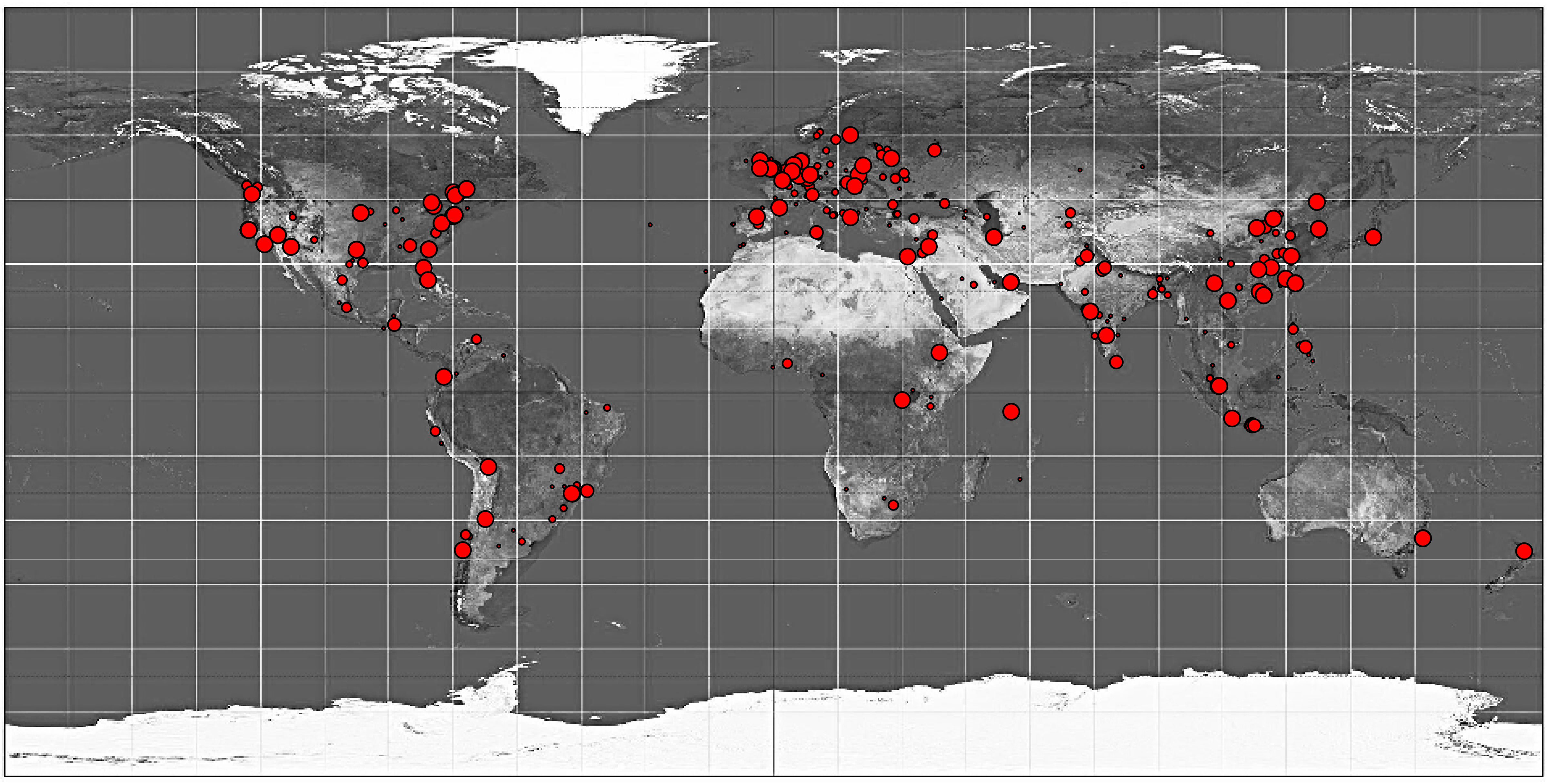 World ban heatmap